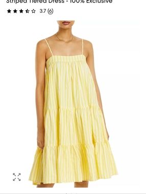 Aqua Striped Tiered Sun Dress - 100% Exclusive